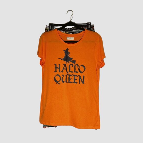 Bobbie Brooks Women's Hallo Queen Pj Loungewear Set T-shirt Leggings Size Large - Picture 3 of 16
